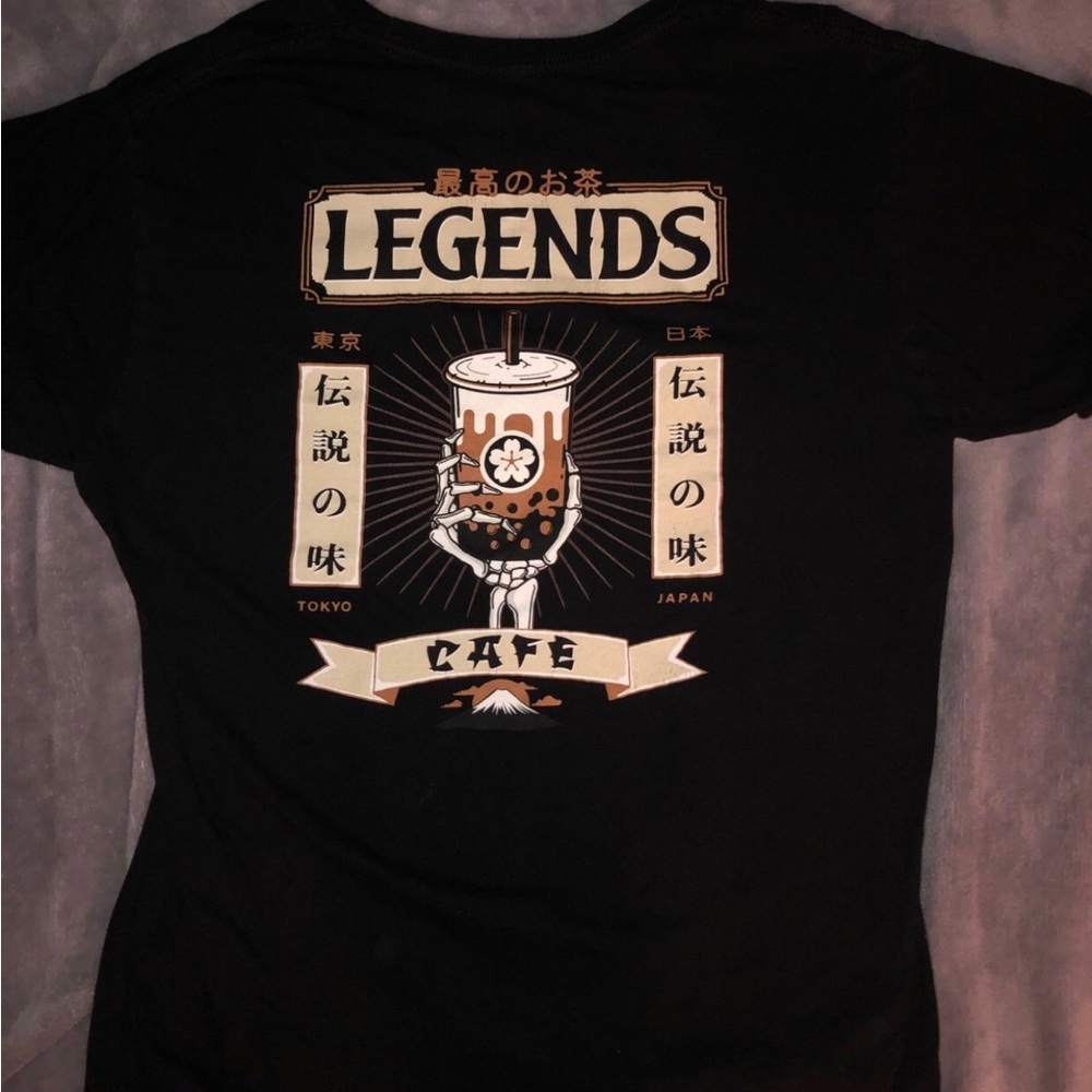 Black Legends Cafe T-Shirt - Picture 1 of 2